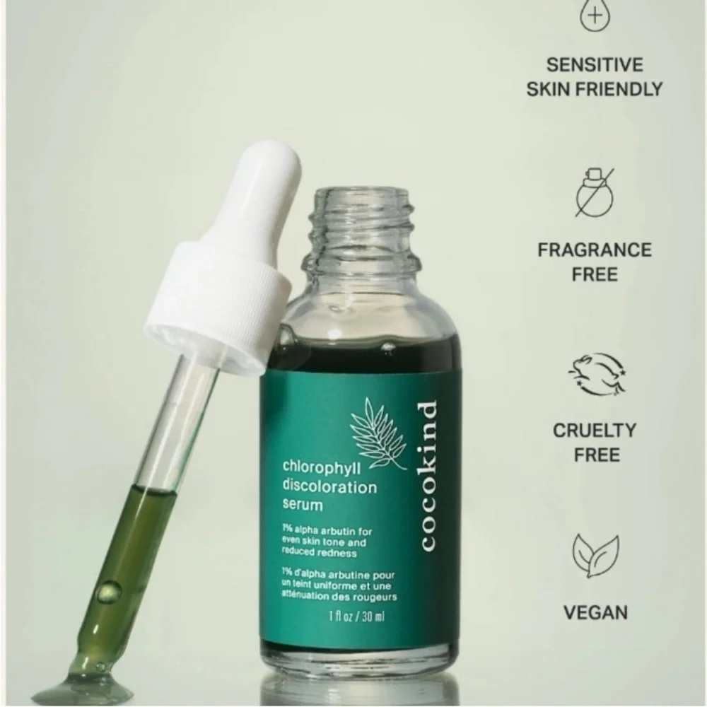 Cocokind chlorophyll discoloration serum 1 fl oz‎ bottle